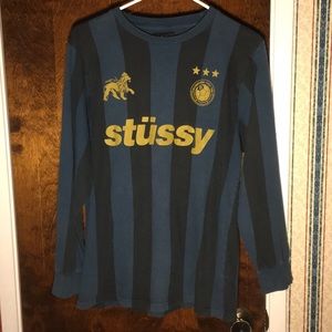 Stussy long sleeve soccer shirt